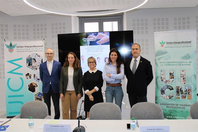 Representantes de Colegios Profesionales sanitarios, integrados en Unión Interprofesional de la Comunidad de Madrid (UICM), han presentado una campaña para redes sociales por el Día Europeo contra las agresiones a profesionales sanitarias.