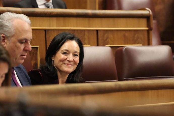 Rafi Crespín, en su escaño en el Congreso de los Diputados.