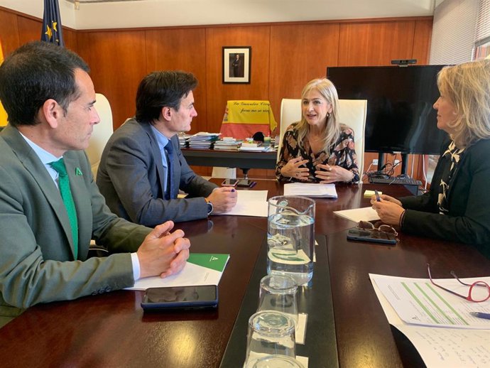 Encuentro de la consejera con el alcalde