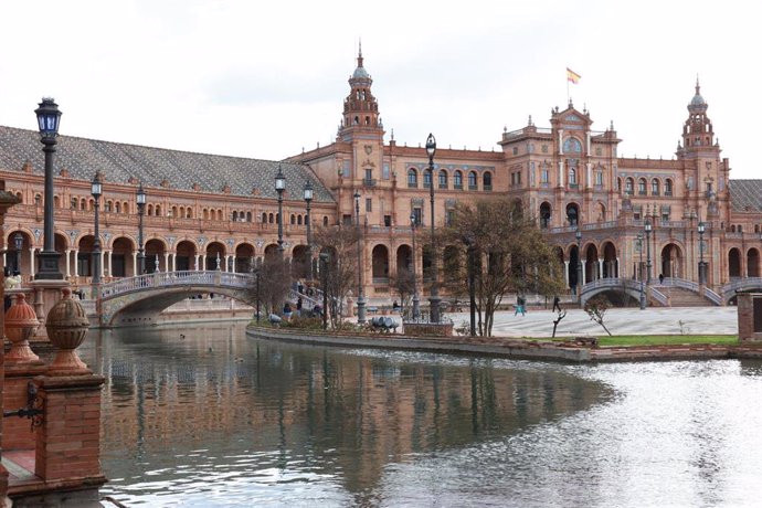 Vista general de la Plaza de España