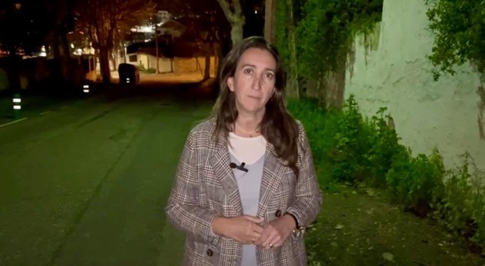 La portavoz de Vox en el Ayuntamiento de Córdoba, Paula Badanelli, en El Brillante.
