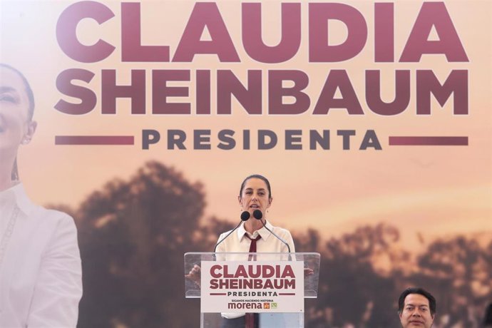  La candidata a la presidencia de México, Claudia Sheinbaum