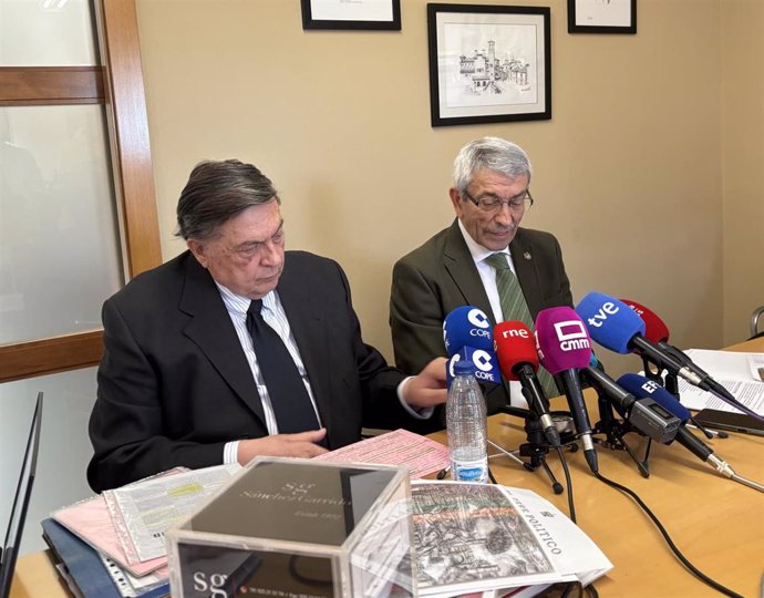 Jorge Miranda y Joaquín Sánchez Garrido, en rueda de prensa