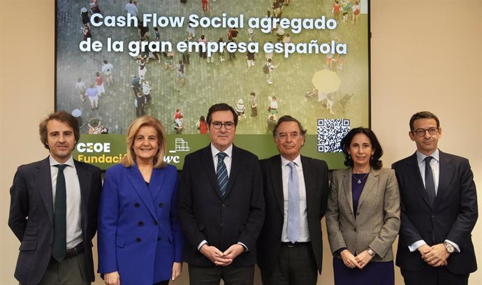 Fundación CEOE y Fundación PwC presentan su informe sobre Cash flow social agregado de la gran empresa Española