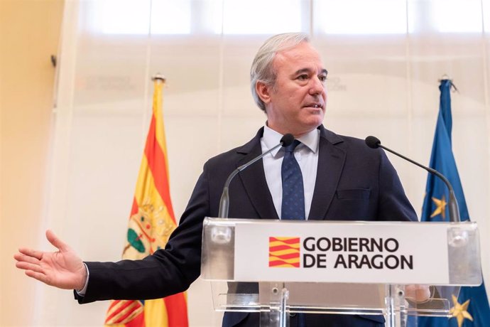 El presidente del Gobierno de Aragón, Jorge Azcón.