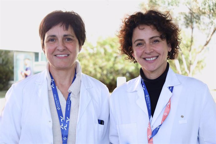 Las investigadoras del Hospital del Mar Marta Riera y Clara Barrios