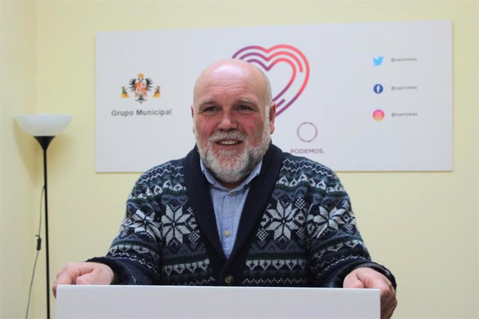 El portavoz del Grupo Municipal IU Podemos Toledo, Txema Fernández.