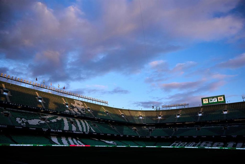 Vista general del Estadio Benito Villamarín, del Real Betis, en Sevilla. 