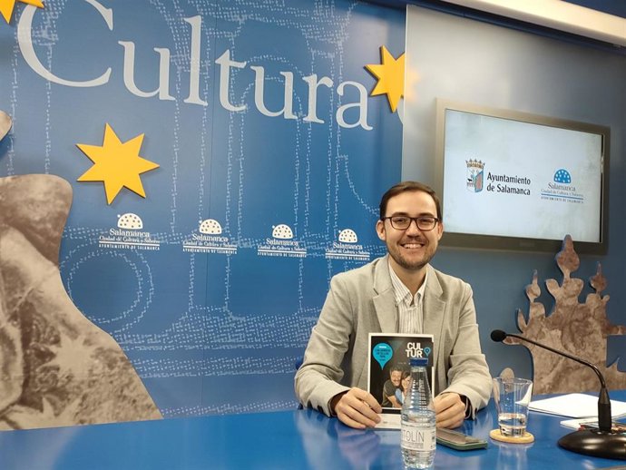 El concejal de Cultura en Salamanca, Ángel Fernández Silva, en el Liceo