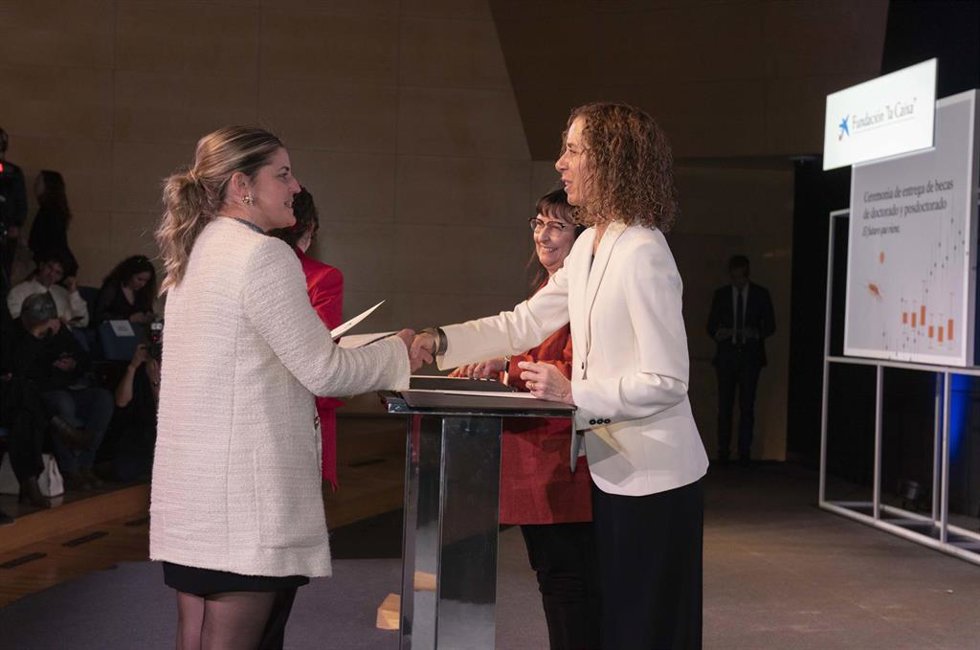 La investigadora malagueña Paula Mayorga, una de las becadas.