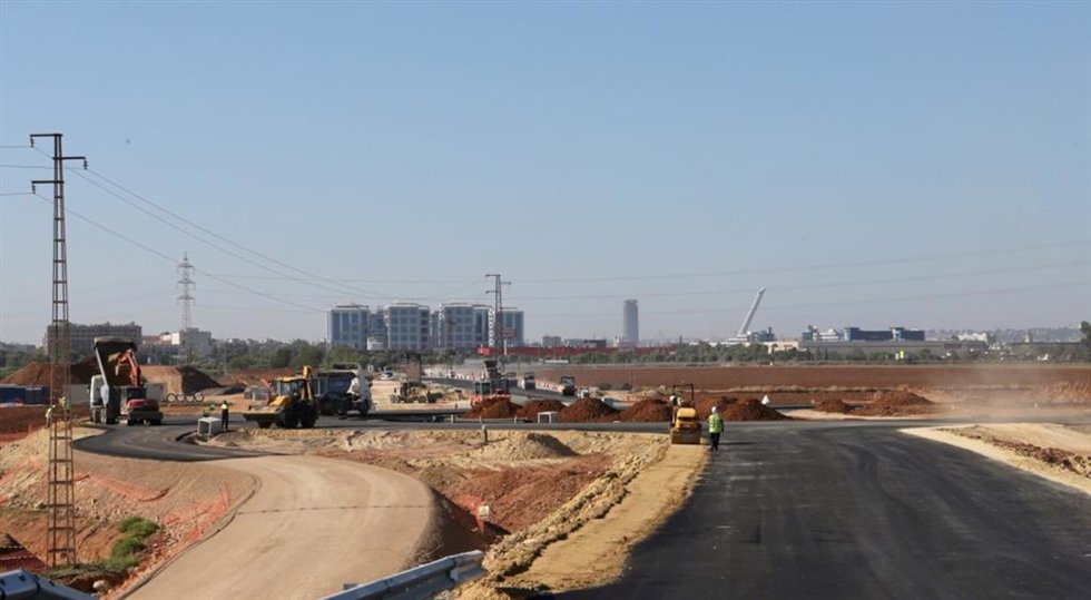 Archivo - Obras en el ramal técnico del tramo norte de la línea 3 del Metro de Sevilla. Imagen de archivo.