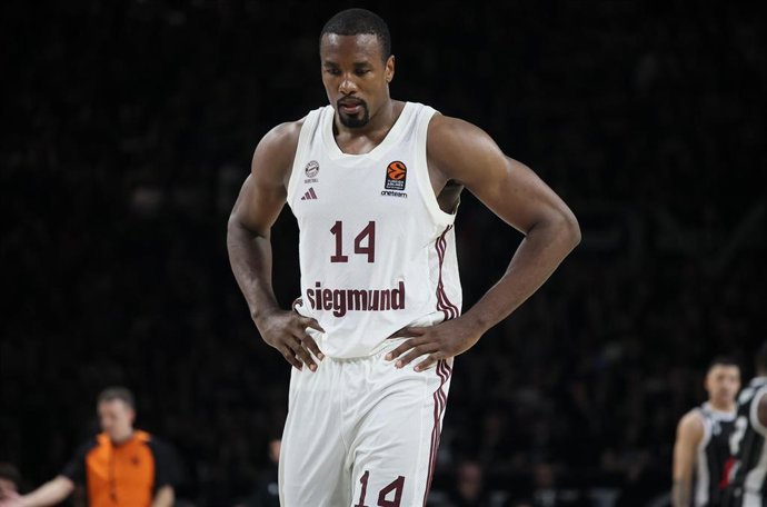 Archivo - Serge Ibaka durante un partido con el Bayern Múnich en la Euroliga 23-24