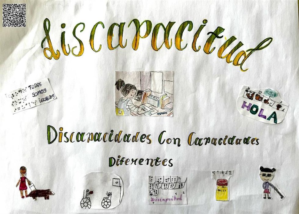 Uno de los proyectos reconocidos en Castilla y León en el Concurso Escolar de la ONCE.