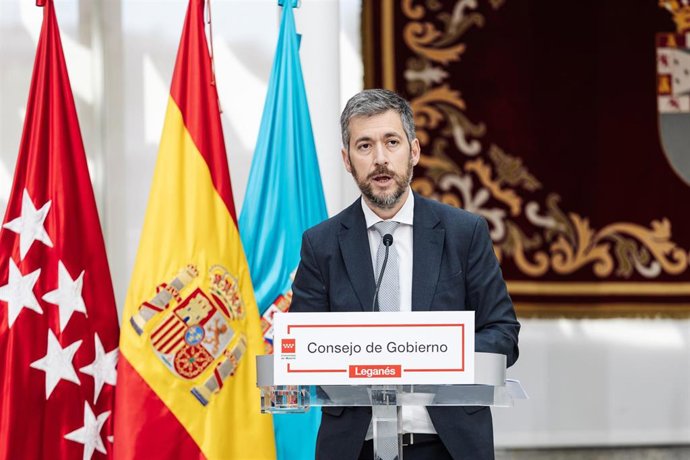 El consejero de Presidencia, Justicia y Administración Local, Miguel Ángel García.