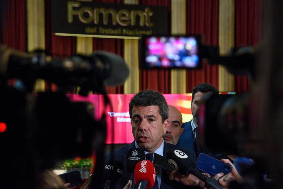 El presidente de la Generalitat Valenciana, Carlos Mazón