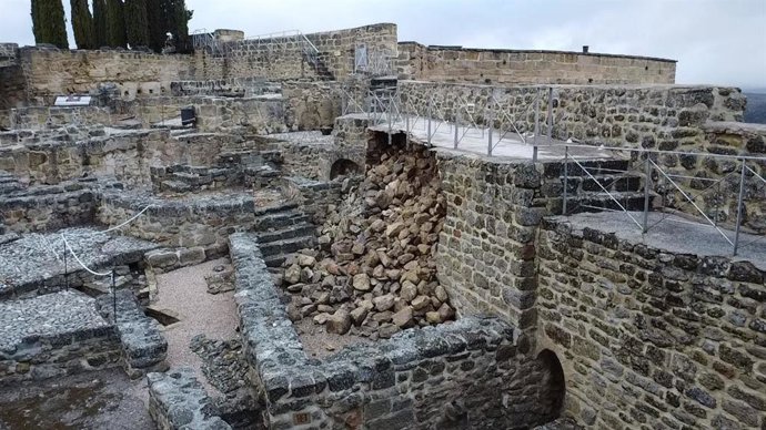 Imagen de la zona afectada por el derrumbe