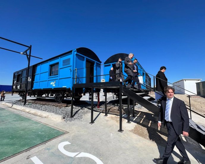 La ciudad de Fuenlabrada inaugura en Cobo Calleja una terminal ferroviaria para productos refrigerados