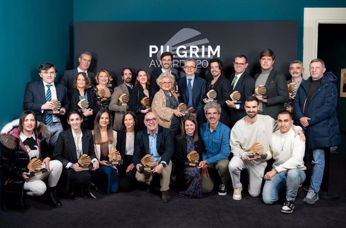 Premiados II edición de los Premios Pilgrim anoche en Madrid
