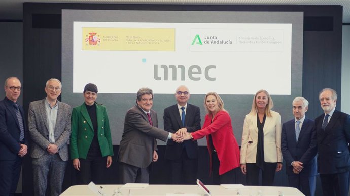 Gobierno, Junta e IMEC firman en Lovaina un Memorándum de Entendimiento para el centro de innovación de chips avanzados en Málaga