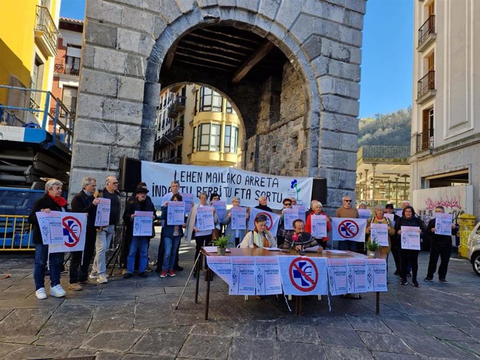 Presentación de las manifestaciones del sábado por la sanidad pública