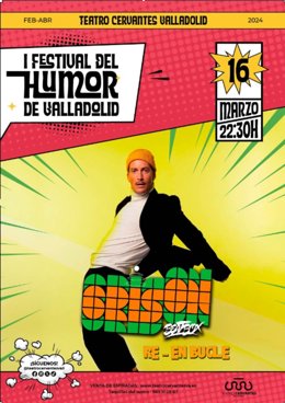 Archivo - Cartel del espectáculo de Grison en el Teatro Cervantes.
