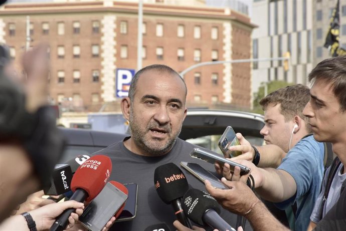 Archivo - El secretario general de CC.OO. De Catalunya, Javier Pacheco