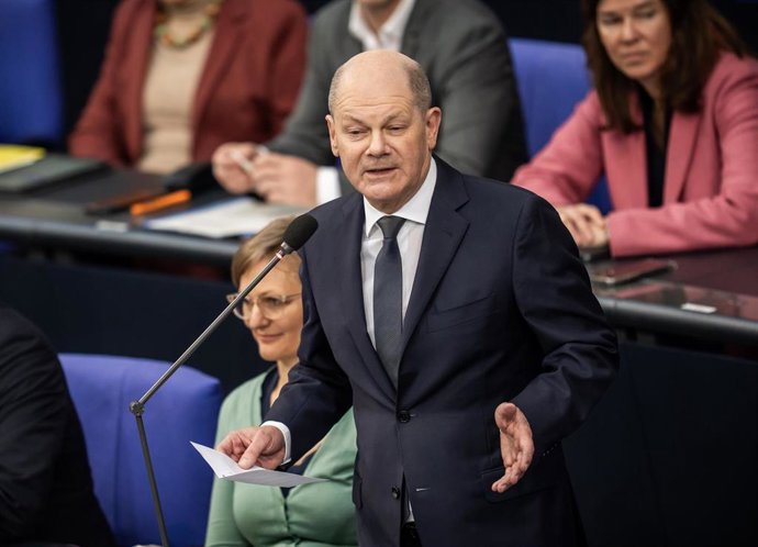 El canciller alemán, Olaf Scholz