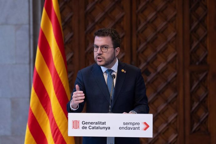 El presidente de la Generalitat, Pere Aragons