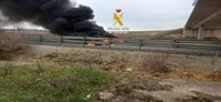 Investigado por quemar neumáticos y madera en la autovía de Las Pedrizas durante protestas de agricultores