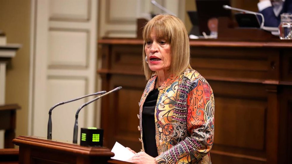 La diputada del Grupo Parlamentario de Nueva Canarias-Bloque Canarista (NC-BC) Esther González