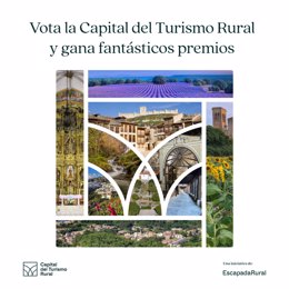 Cartel de la final de la VIII edición de la Capital del Turismo Rural.
