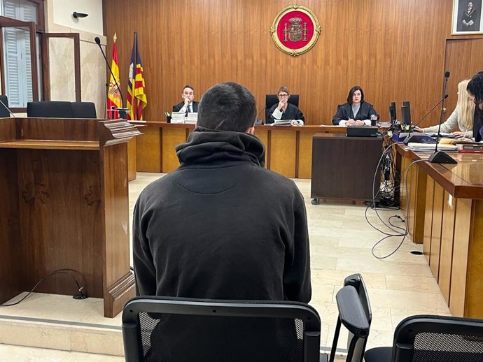 El joven condenado por intentar meter droga en la cárcel de Palma.