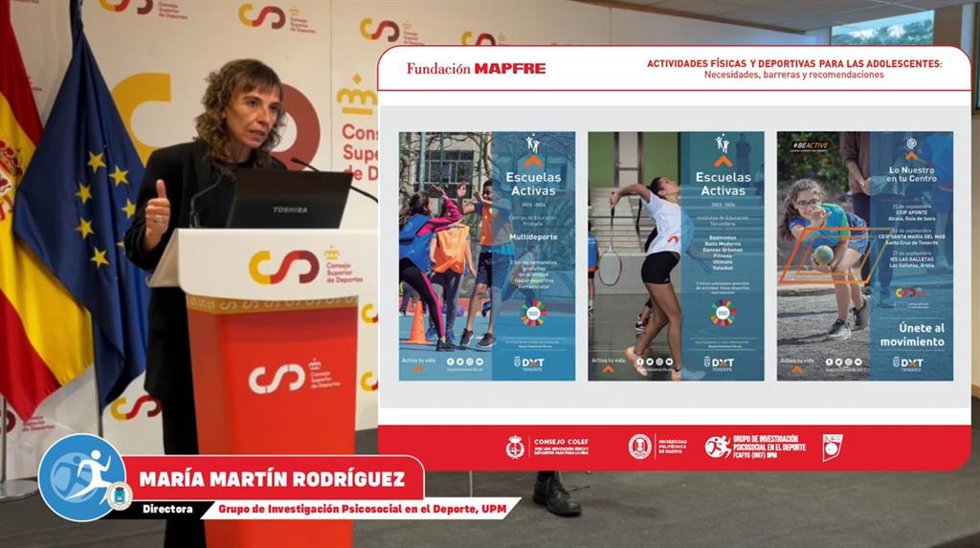 Presentación del informe sobre actividades físicas en las adolescentes