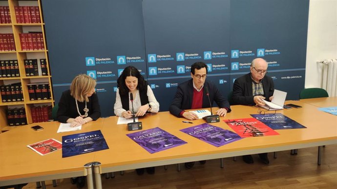 Presentación de los actos culturales para Semana Santa de la Diputación de Palencia