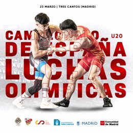 Madrid acoge el campeonato de España de lucha sub20, sambo y combat sambo que se disputará el 23 y 24 de Marzo