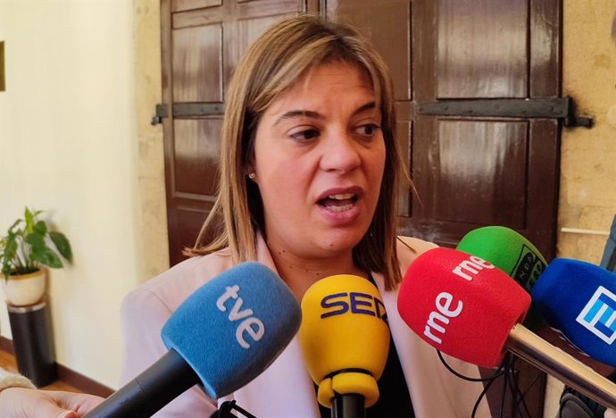 La vicepresidenta del Gobierno de Asturias, Gimena Llamedo.