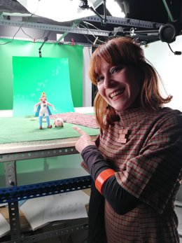 Isabel Risco con 'Nabiza girl'