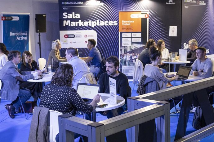 Archivo - El estand de Barcelona Activa en el B-Travel.