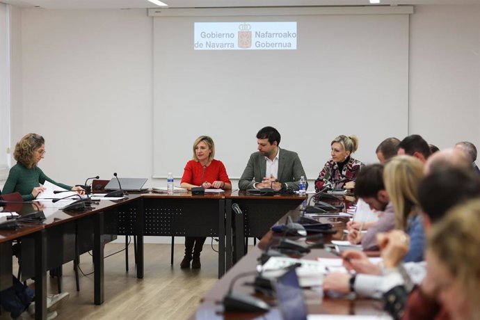 La consejera Amparo López durante la la Mesa General de Función Pública.