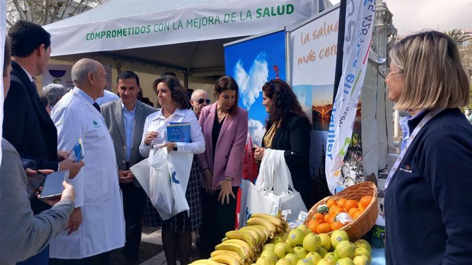 La consejera de Salud y Consumo, Catalina García, en un acto sobre hábitos saludables en Sevilla capital.