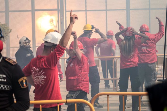 'Masclet' De Pirotecnia Zarzoso, Este Jueves En La Plaza Del Ayuntamiento De Valncia