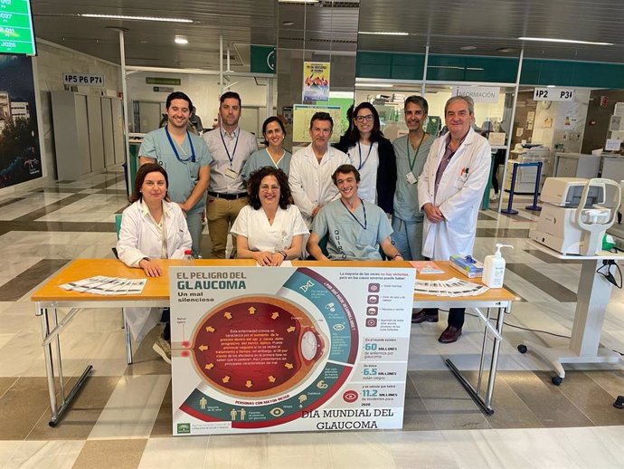 El área de Oftalmología del Hospital Universitario Costa del Sol realiza una campaña para informar y concienciar de la importancia del glaucoma