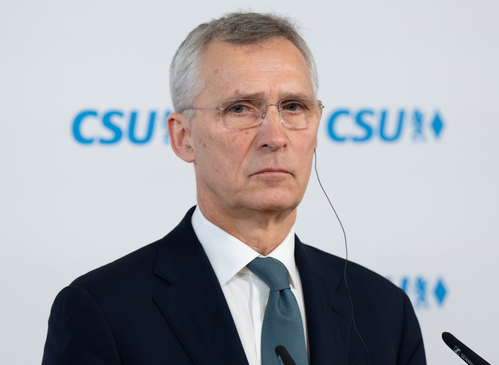 El secretario general de la OTAN Jens Stoltenberg en una conferencia de seguridad en Múnich. 