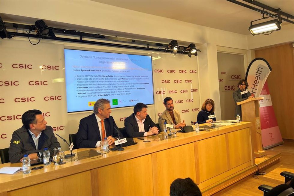 Las bajas por salud mental aumentan casi un 120% en siete años, según un estudio participado por la US