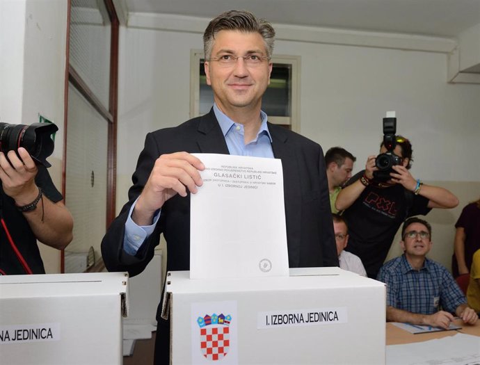 Archivo - El primer ministro de Croacia, Andrej Plenkovic