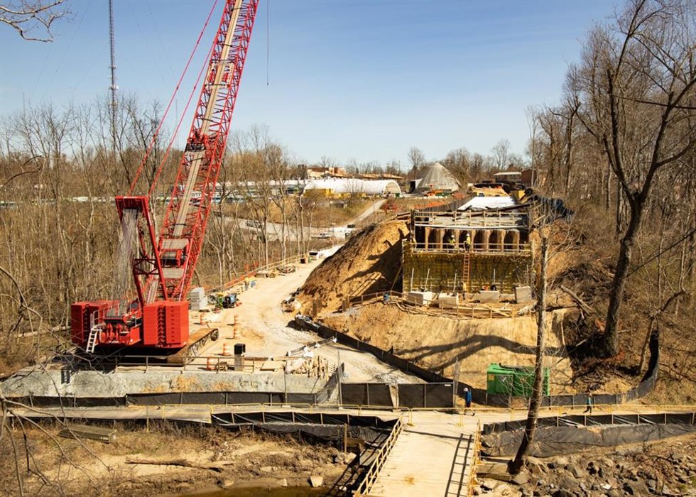 Archivo - Obras del tren ligero de Maryland