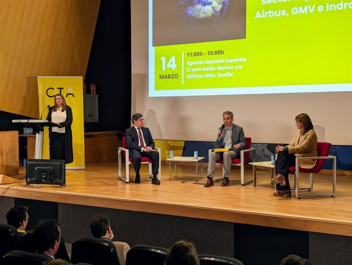 CTA, Airbus, GMV e Indra promueven en Sevilla la cooperación para innovar en el sector Espacio