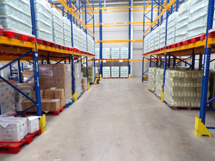 Instalaciones del Banco de Alimentos.