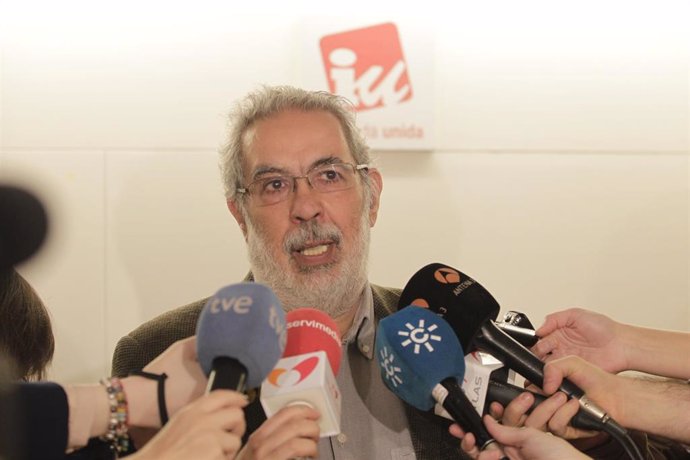 Archivo - Imagen de recurso del cabeza de lista de la precandidatura crítica con la dirección de IU, José Antonio García Rubio.