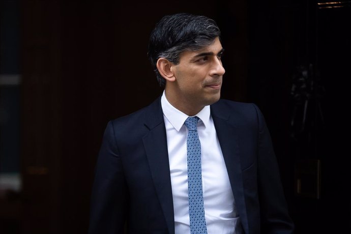 March 13, 2024, London, United Kingdom: Prime Minister Rishi Sunak leaves 10 Downing Street for Parliament to take Prime Minister's Questions in London.